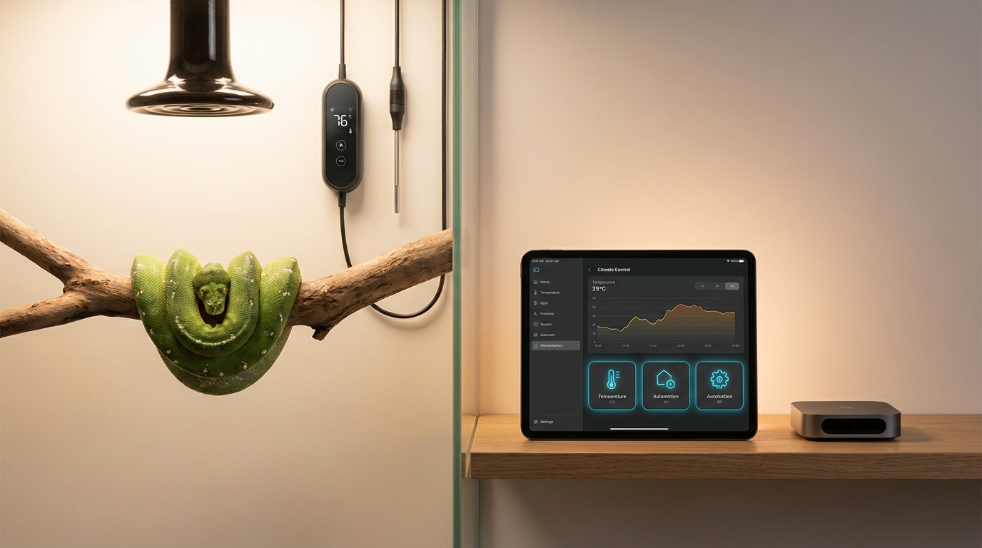 爬虫類の温度管理を楽にする3つの方法