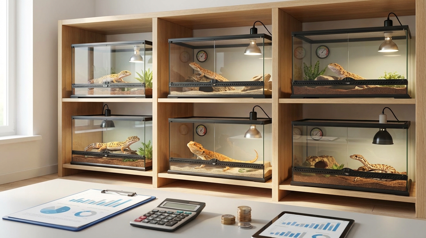 【比較表】温度管理の難易度・コストで選ぶおすすめ爬虫類