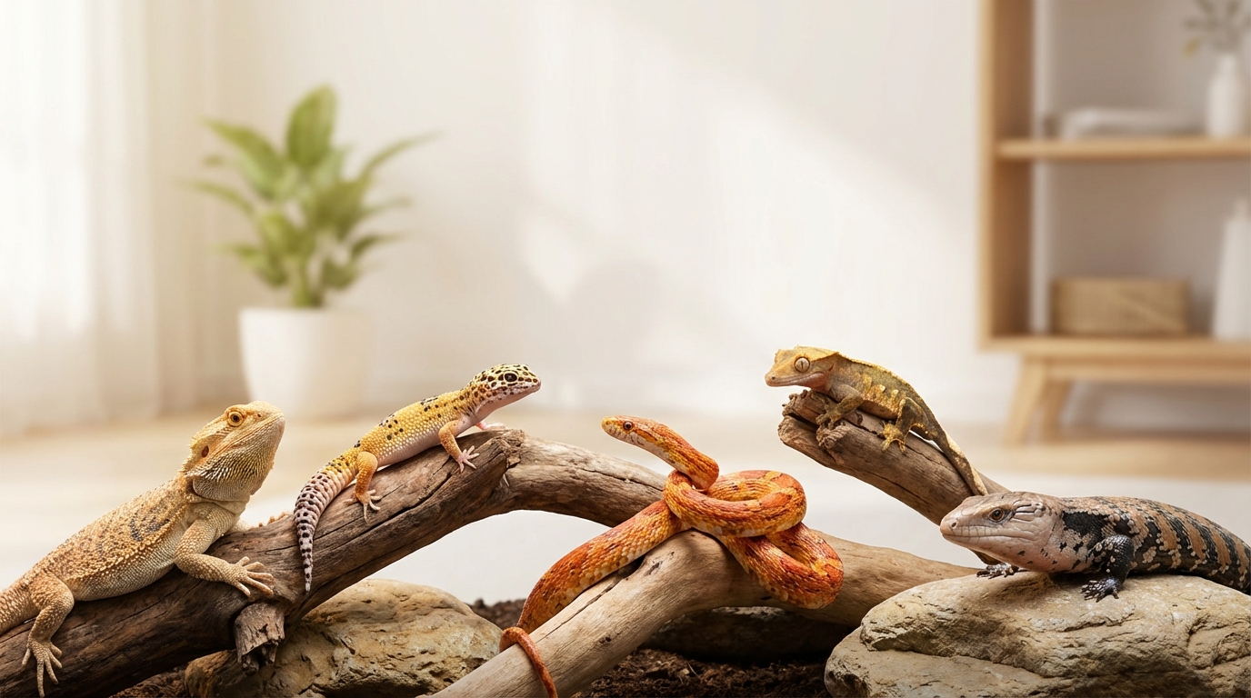 人慣れしやすい爬虫類おすすめ5選【初心者向け】