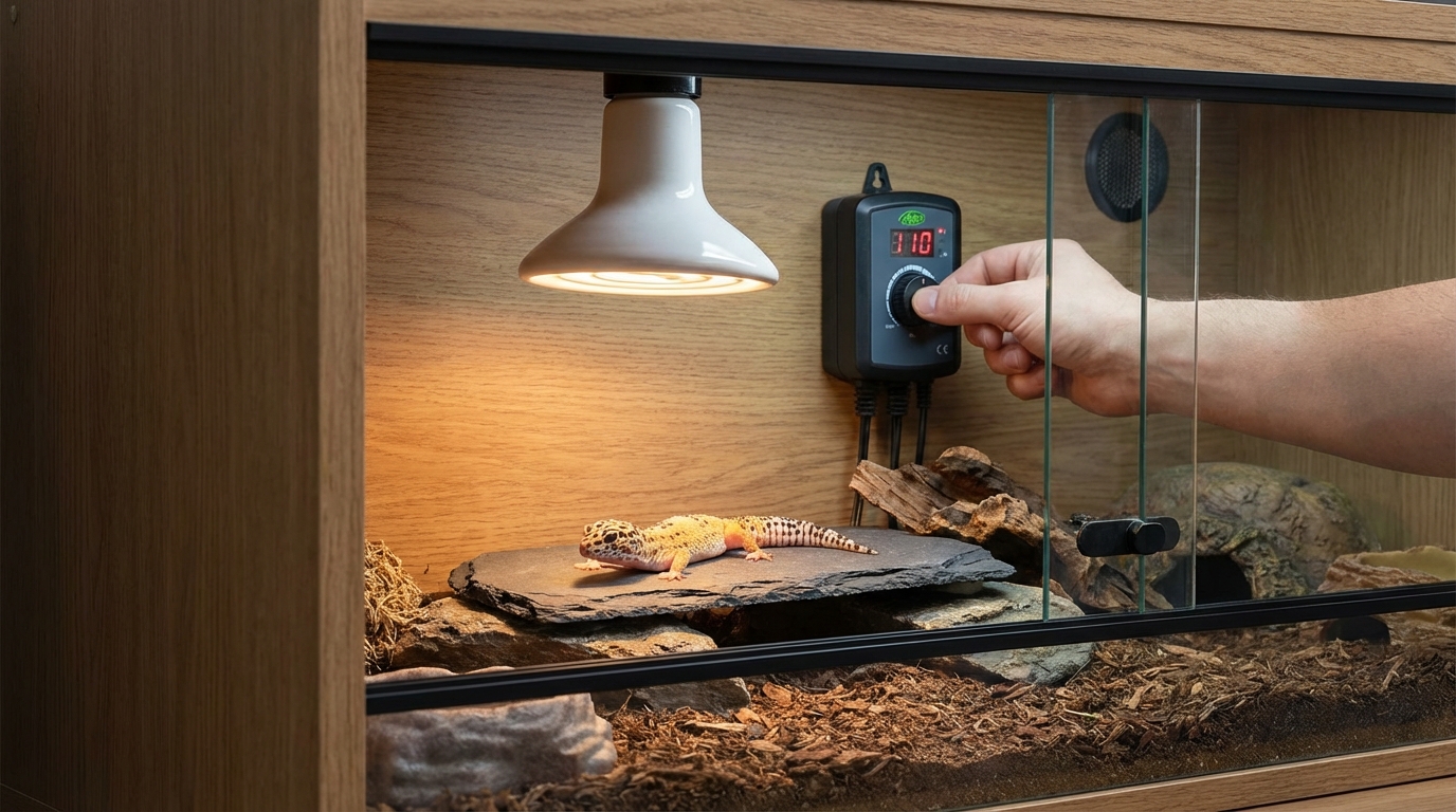 爬虫類ヒーターの正しい使い方【基本の3ステップ】