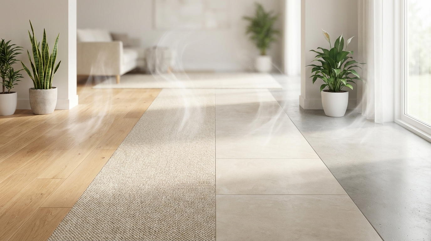 【床材別】消臭効果と特徴を比較