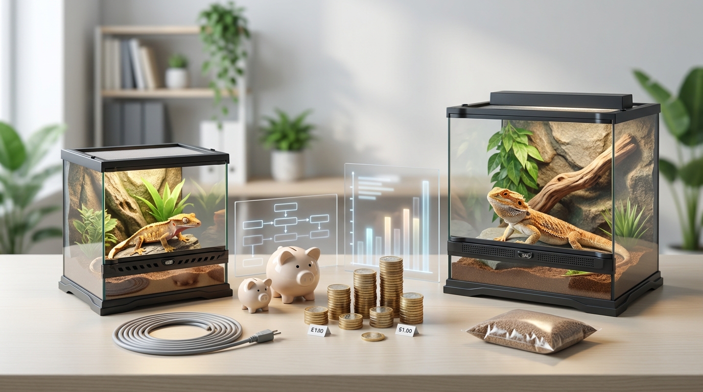 【予算別】爬虫類の値段とトータル費用シミュレーション