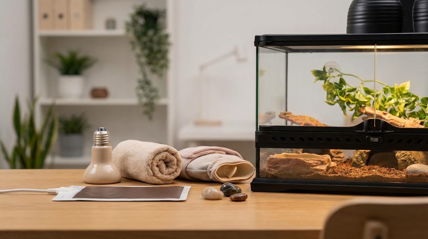 【結論】爬虫類のヒーター代用品一覧｜使えるもの・NGなものを判定