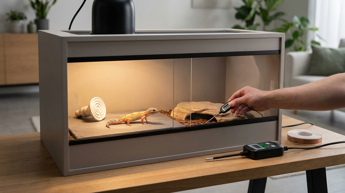 【実践】爬虫類ヒーター代用品の正しい使い方と設置手順