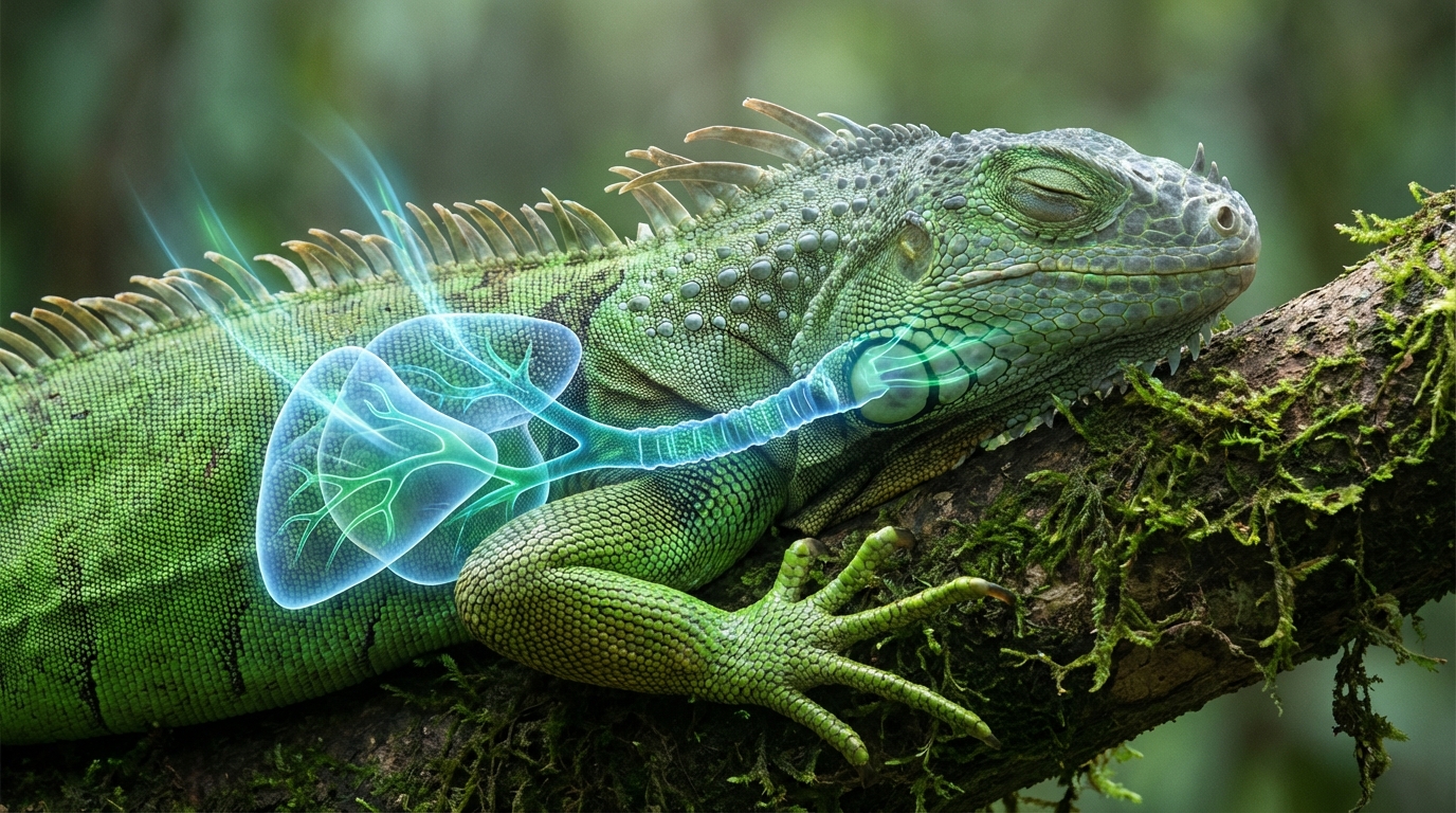 爬虫類の呼吸器官と仕組みを図解で解説