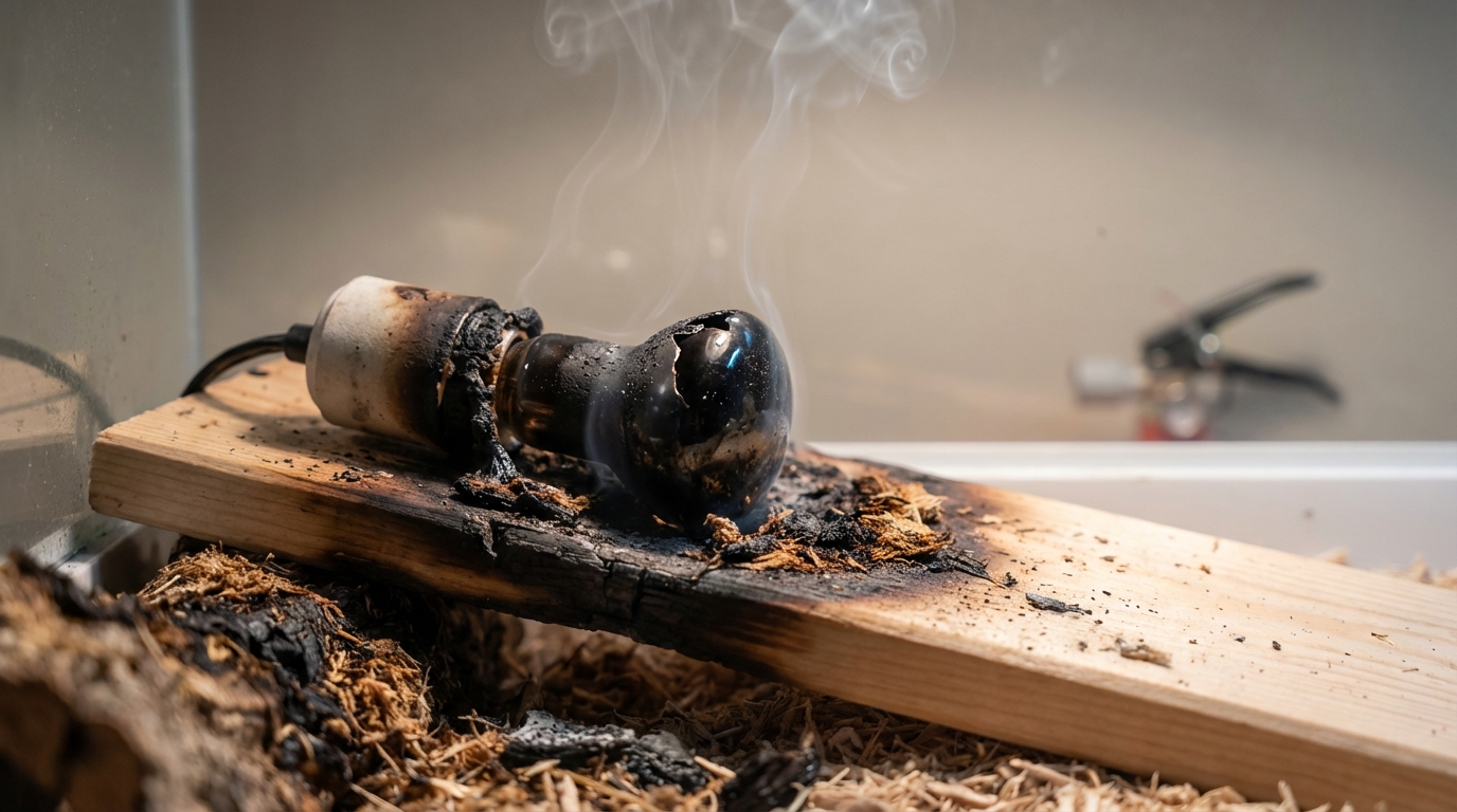 実際にあった保温球火災の事例【教訓から学ぶ】