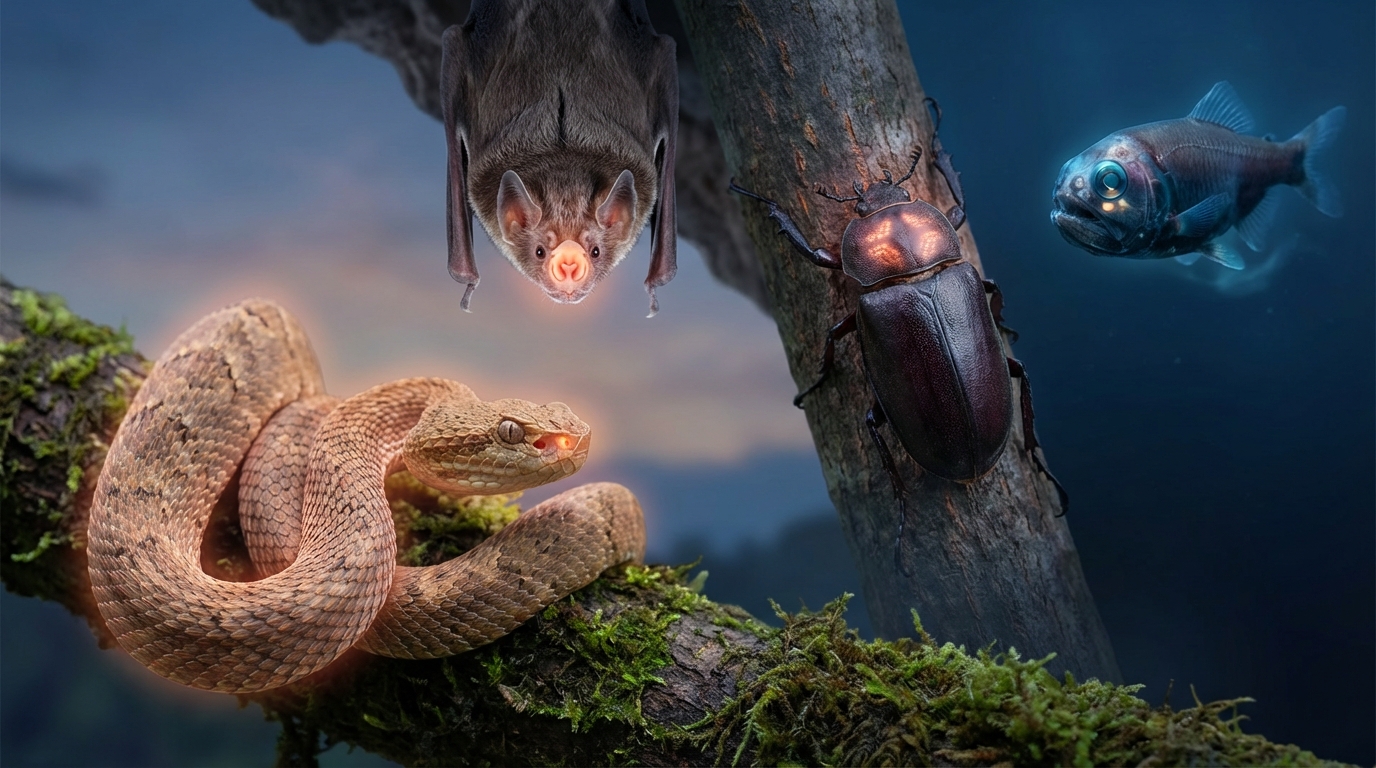 赤外線を感知できる動物一覧｜ヘビ以外にもいる？