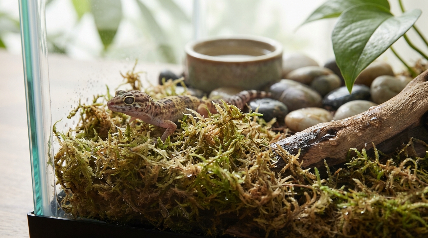 爬虫類飼育に水苔を使う3つの目的と効果