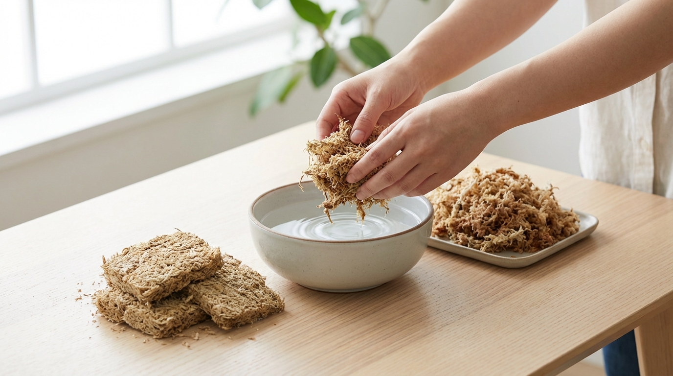水苔の戻し方｜5ステップで失敗しない下準備