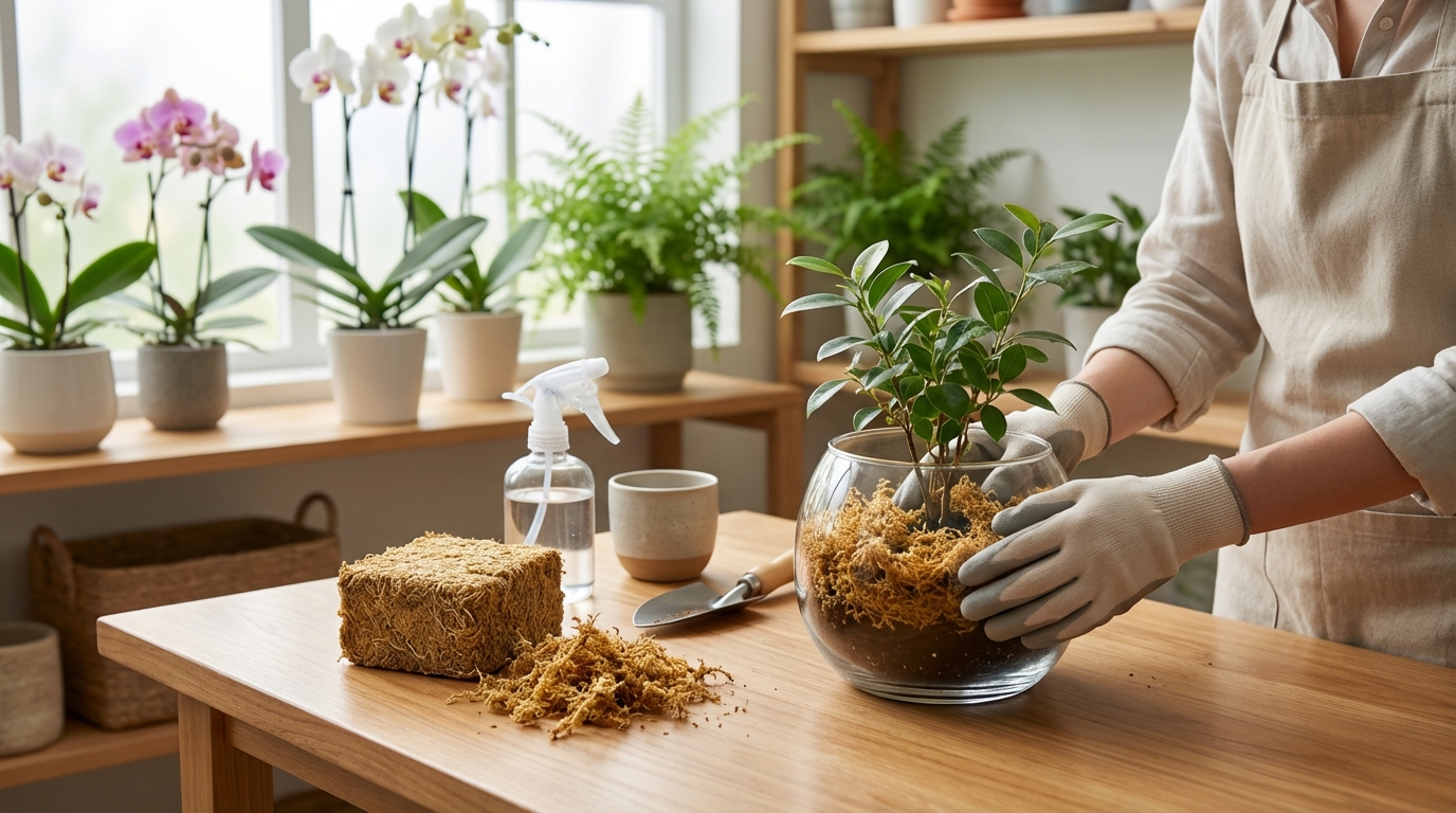 水苔のセット方法｜用途別の使い方を解説