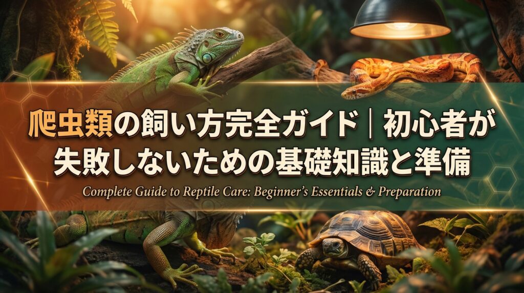 爬虫類の飼い方完全ガイド｜初心者が失敗しないための基礎知識と準備