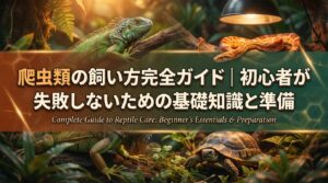 爬虫類の飼い方完全ガイド｜初心者が失敗しないための基礎知識と準備