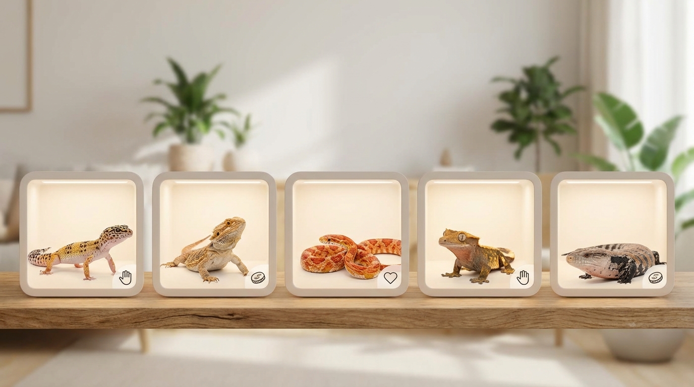 初心者におすすめの爬虫類5選【飼いやすさ・費用・性格で比較】