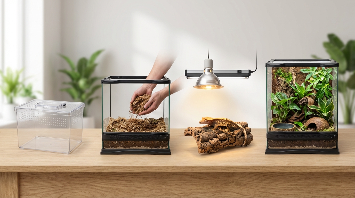 爬虫類の飼い方5ステップ【購入から飼育開始まで】