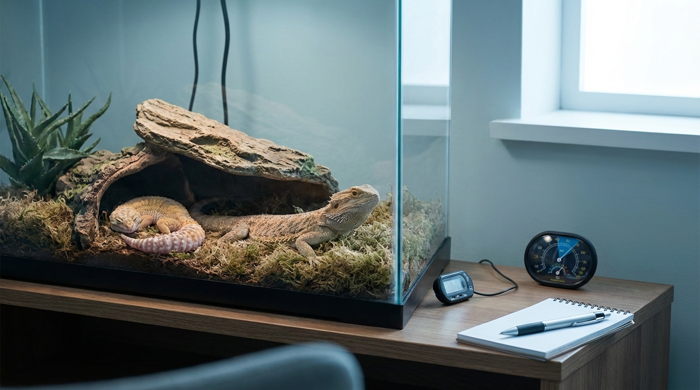 爬虫類の冬眠中の管理方法【実践手順】