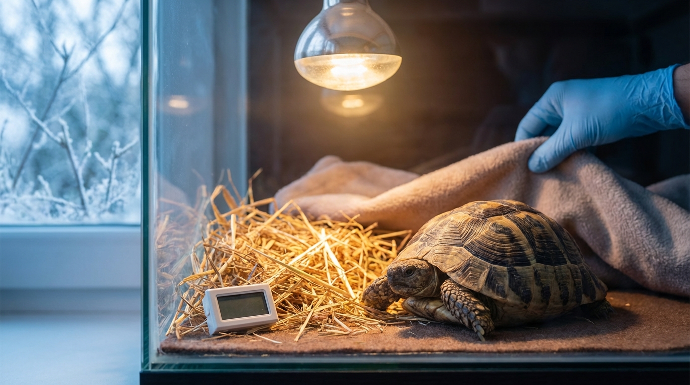 爬虫類の冬眠失敗を防ぐ！よくある原因と対策