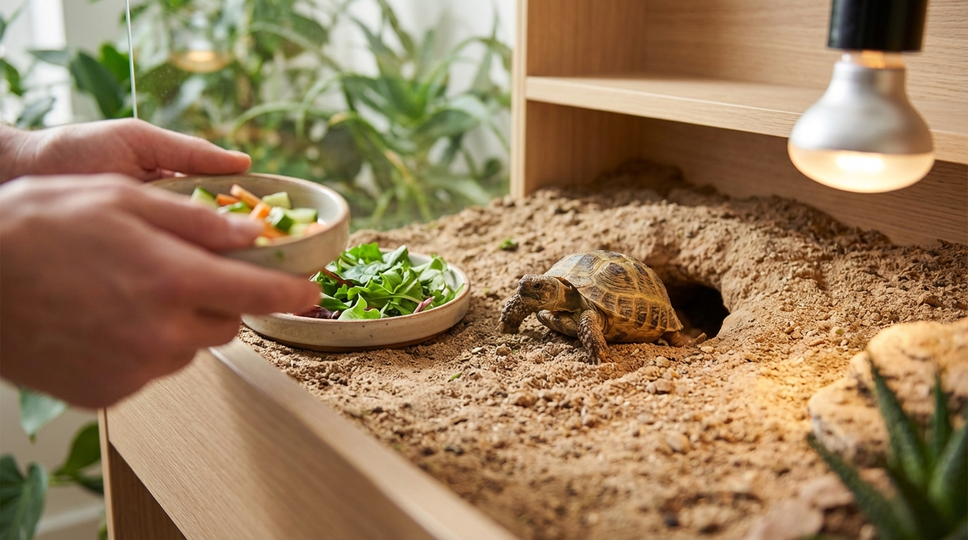 爬虫類の冬眠明け｜安全な起こし方と給餌再開