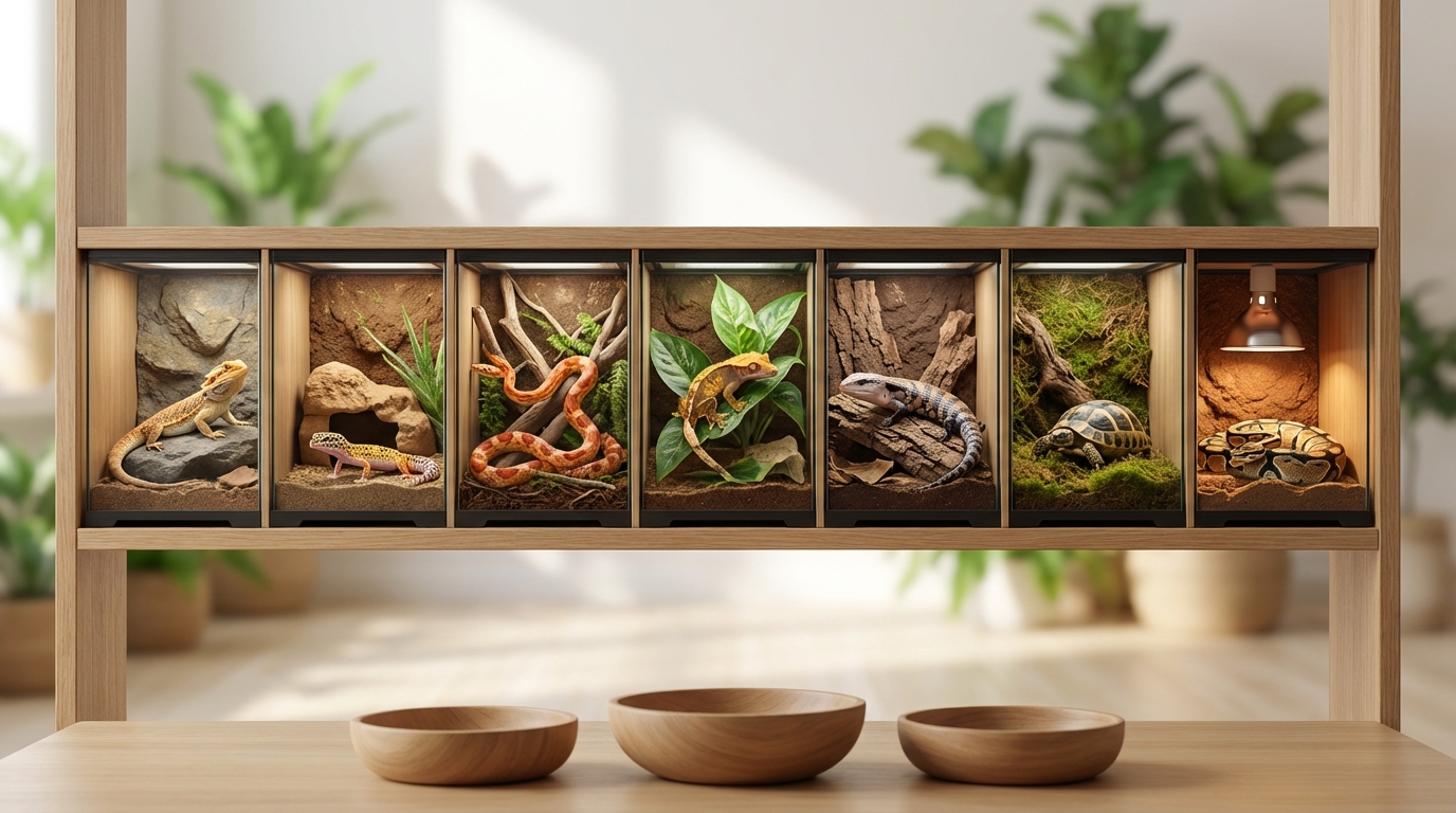 【比較表】初心者におすすめの爬虫類7種｜飼育難易度・費用一覧