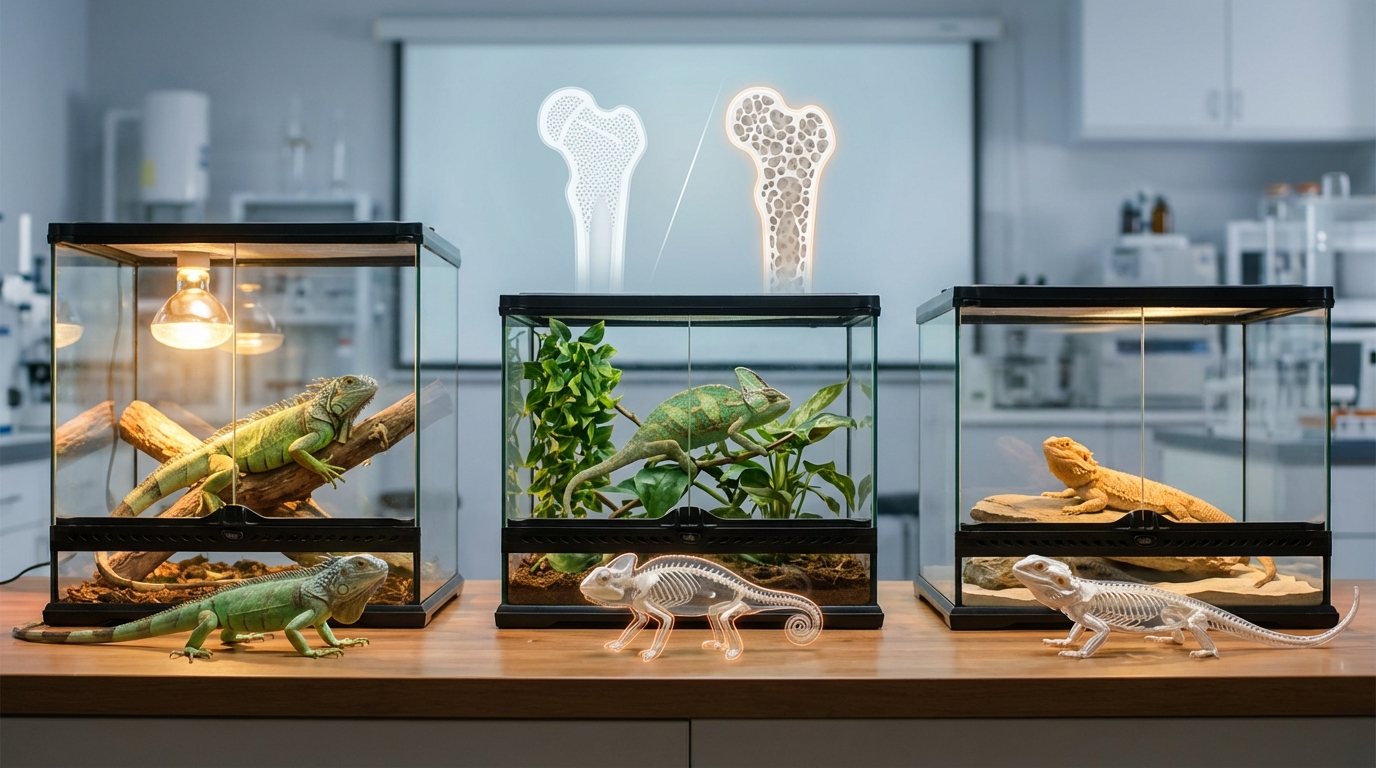 【種類別】くる病になりやすい爬虫類とリスクの違い