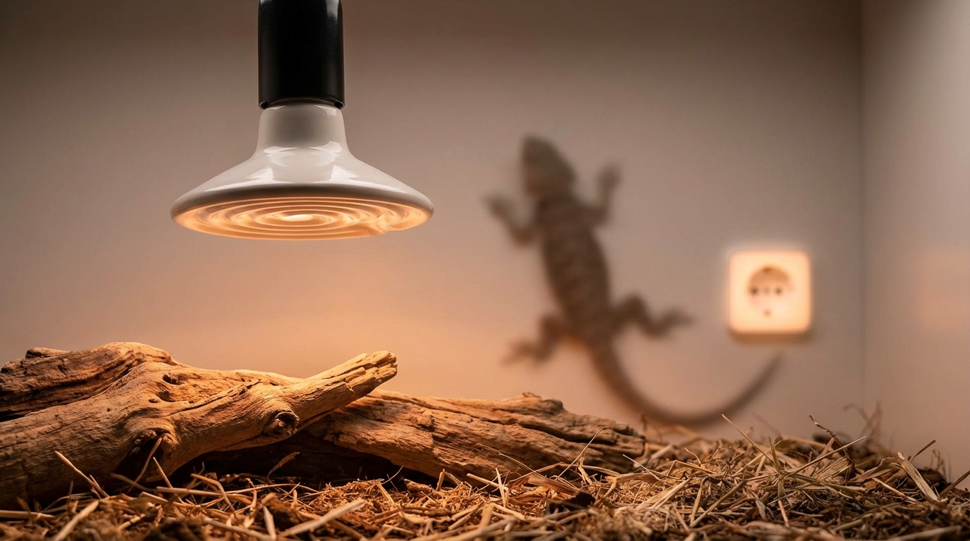 爬虫類の保温球で火災が発生する3つの原因