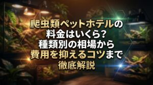 爬虫類ペットホテルの料金はいくら？種類別の相場から費用を抑えるコツまで徹底解説