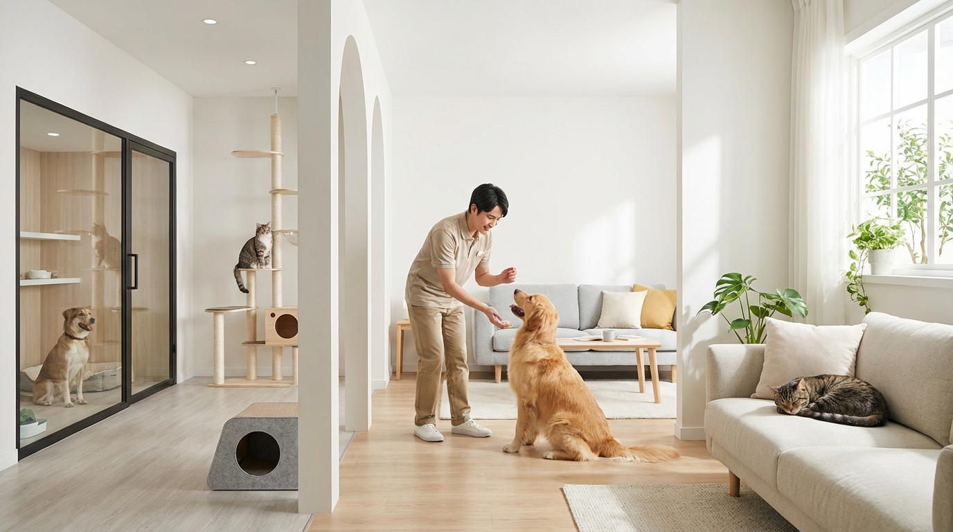 【比較表】ペットホテル・ペットシッター・自宅留守番の料金を比較