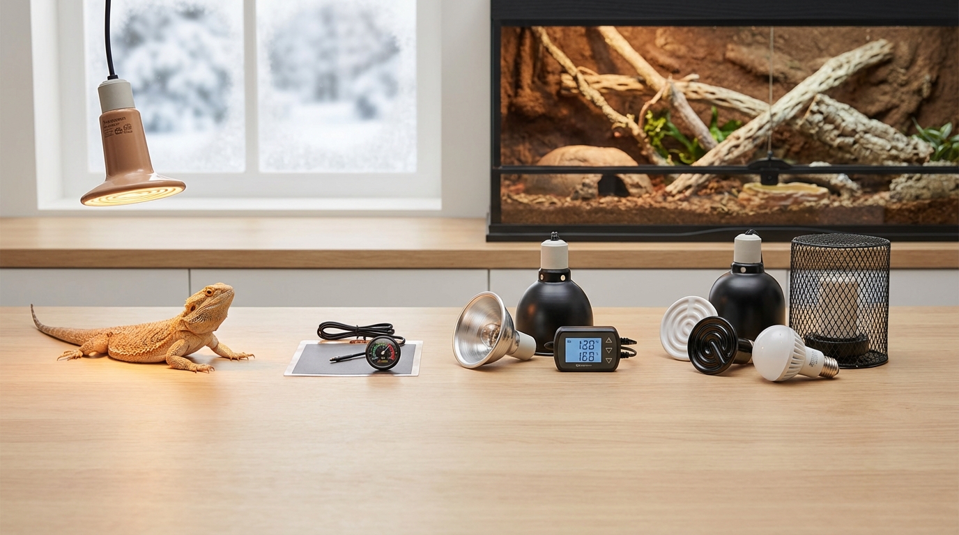 予算別｜爬虫類の冬対策セットの組み方