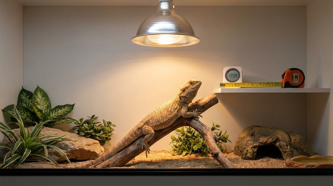 爬虫類用UVライトの基本情報｜照射時間・距離・交換時期の目安