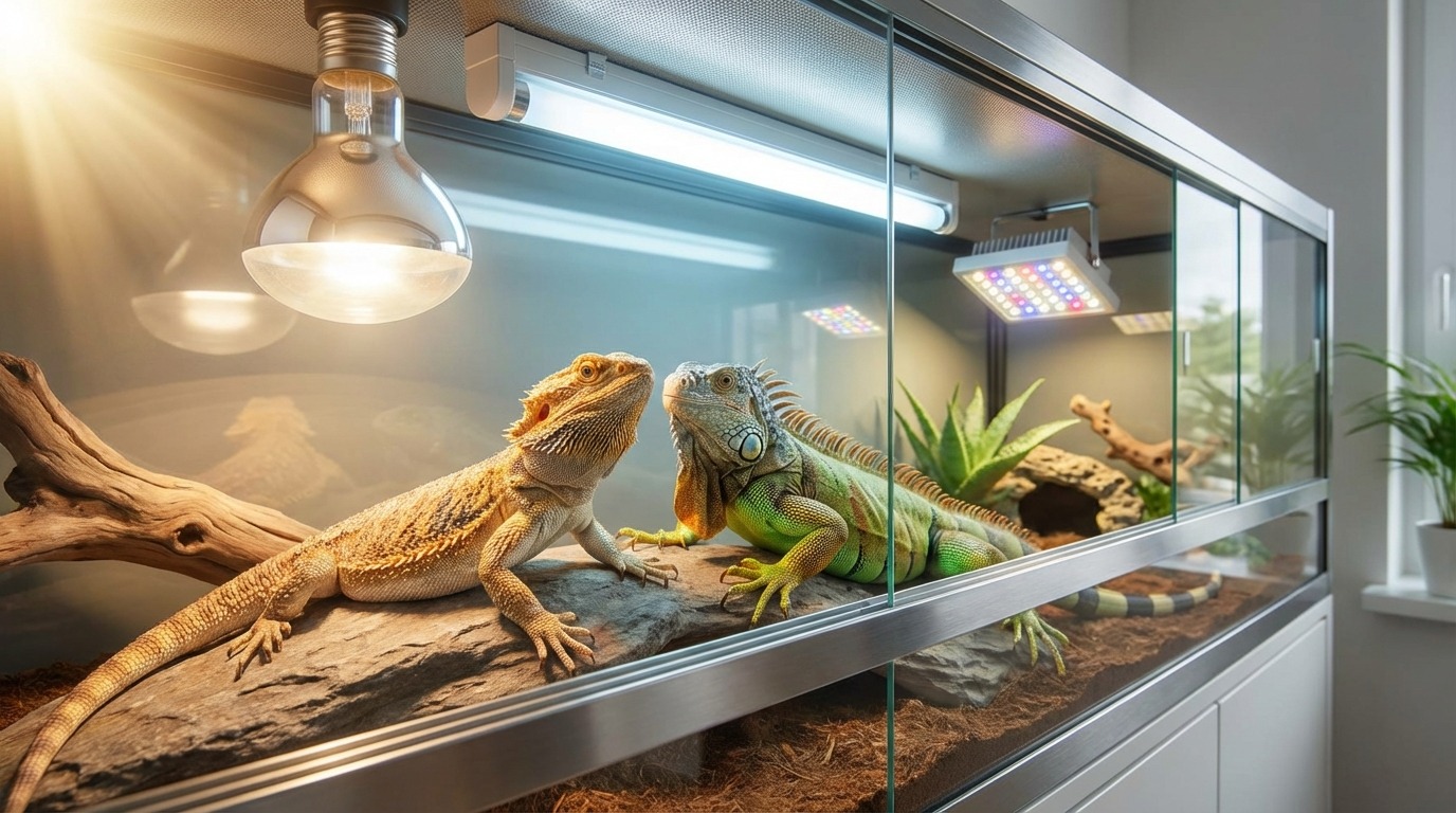 爬虫類用紫外線ライトの種類と特徴を徹底比較