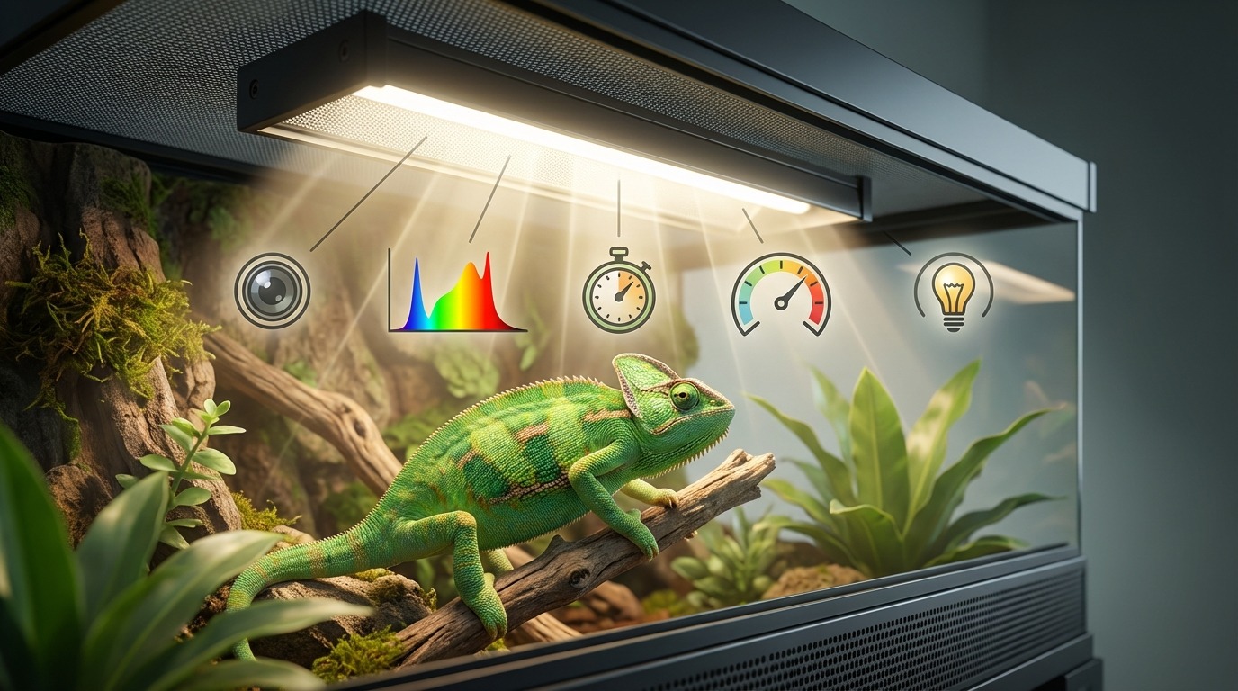 爬虫類用UVライトの選び方｜5つのチェックポイント