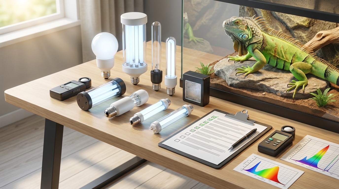 まとめ｜爬虫類の紫外線ライト選びチェックリスト