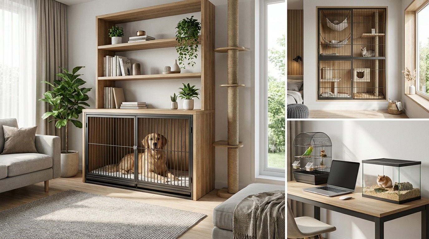 ケージサイズ・飼育環境別の置き方アレンジ