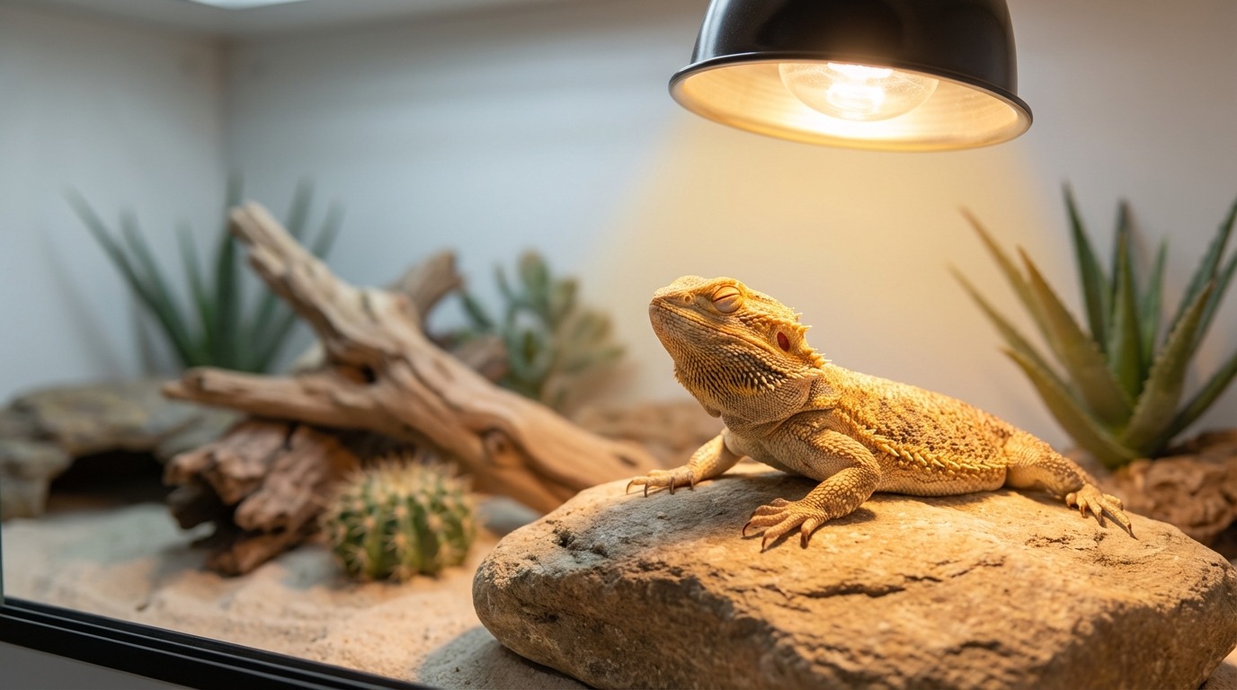 バスキングライトとは？爬虫類に必要な理由