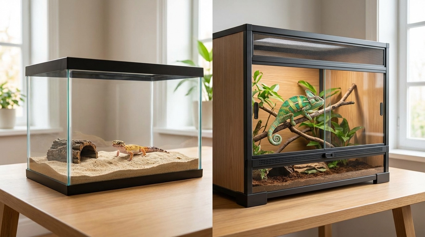 爬虫類飼育に水槽は使える？ケージとの違いを初心者向けに解説