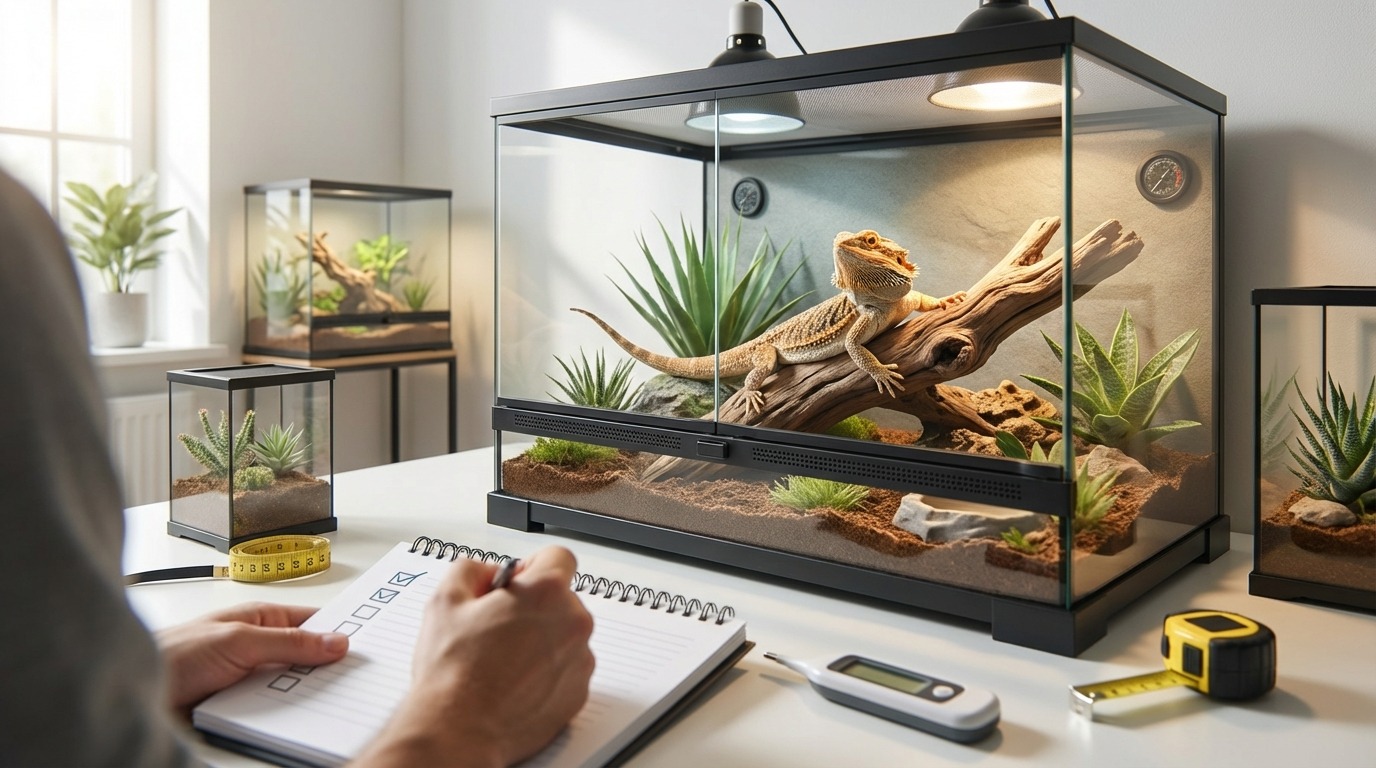 失敗しない爬虫類用水槽の選び方｜5つのチェックポイント