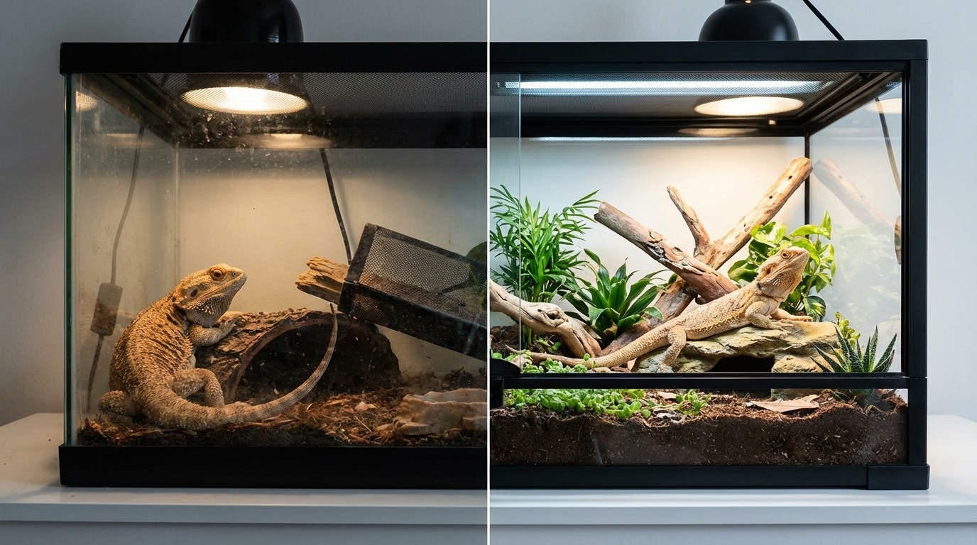 爬虫類の水槽選びでよくある失敗と対策