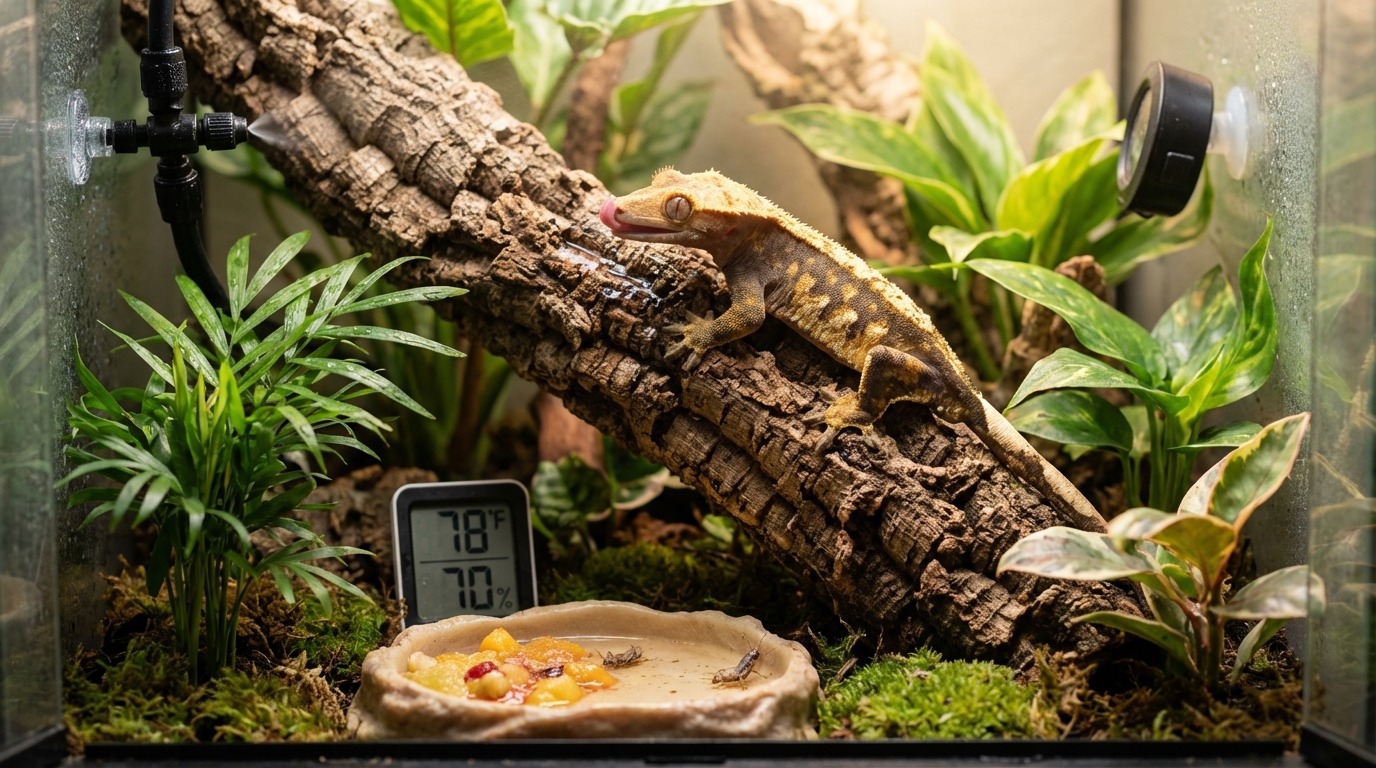 クレスの飼い方|餌・温度・湿度の管理方法