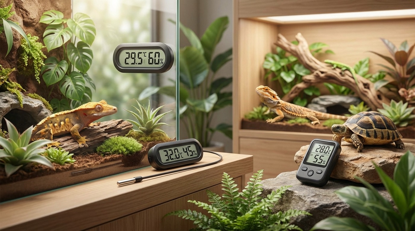 爬虫類用温度計おすすめ3選｜初心者はまずコレを選べばOK