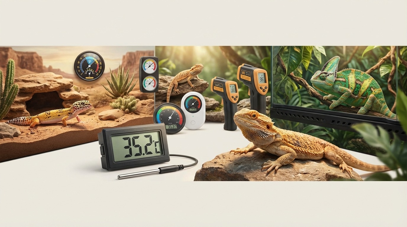 爬虫類用温度計おすすめ7選｜価格帯別に徹底比較