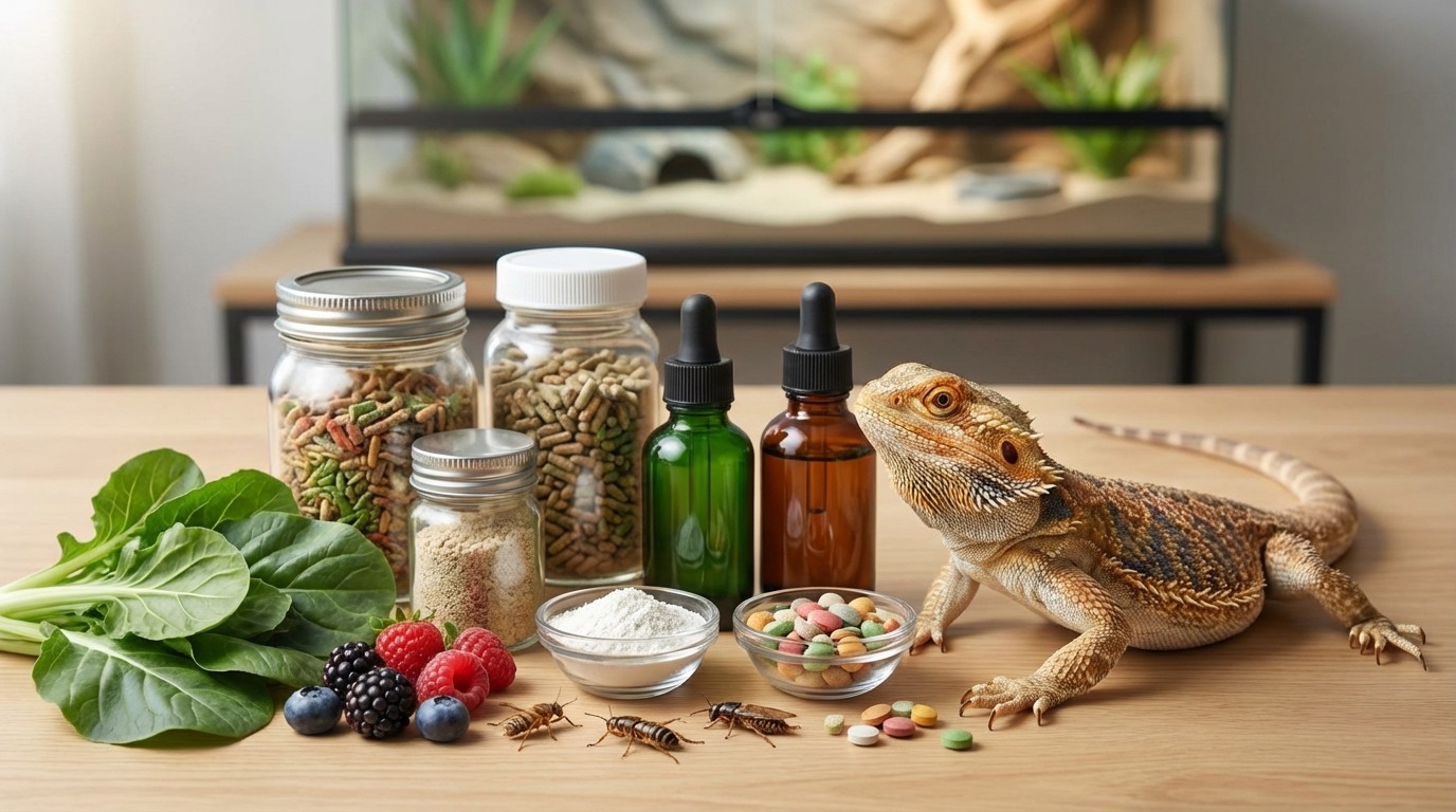 爬虫類の餌に必要な栄養管理とサプリメントの使い方