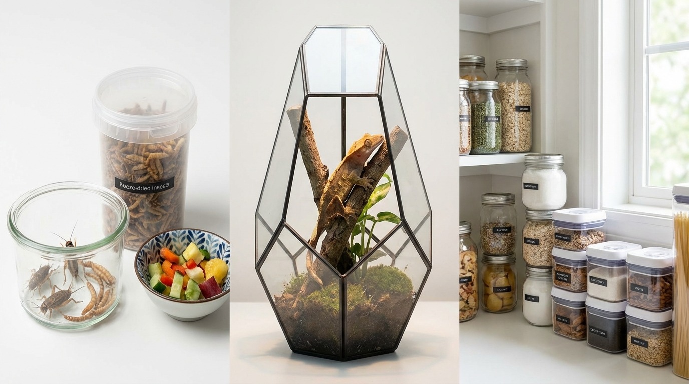 爬虫類の餌の入手方法と保管のポイント