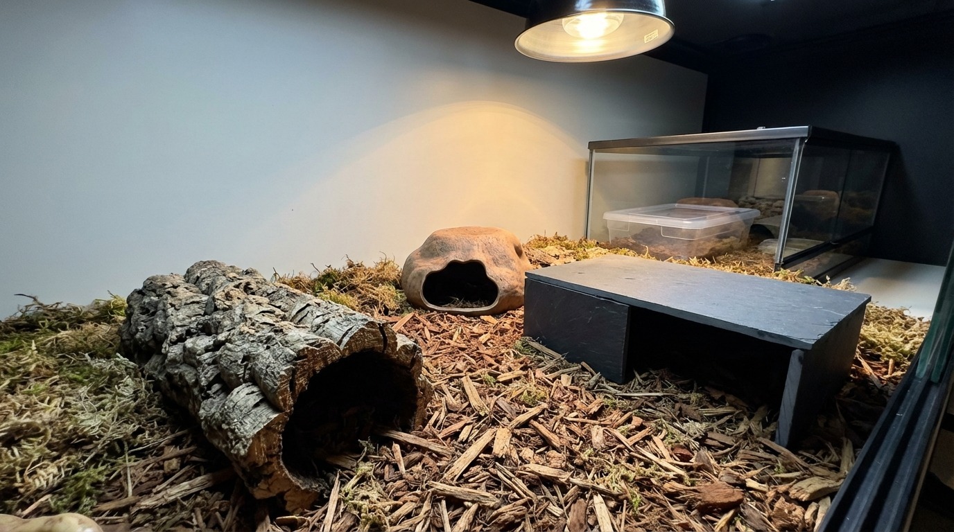 爬虫類シェルターの種類と選び方の基本