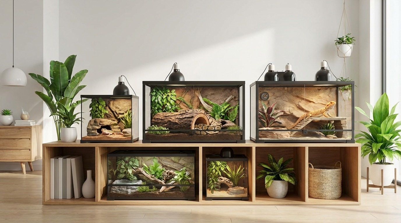 【飼育種別】最適な爬虫類シェルターの選び方