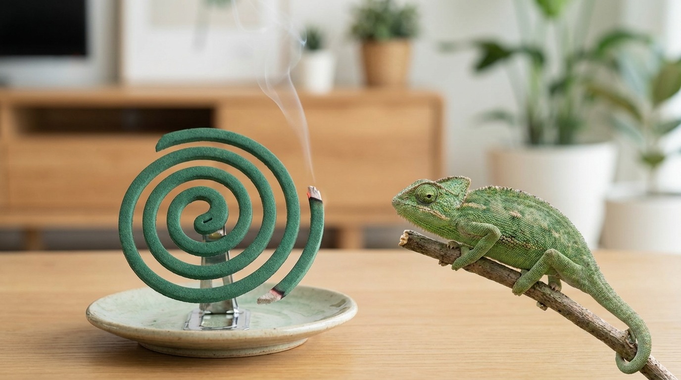 蚊取り線香が爬虫類に与える影響と症状