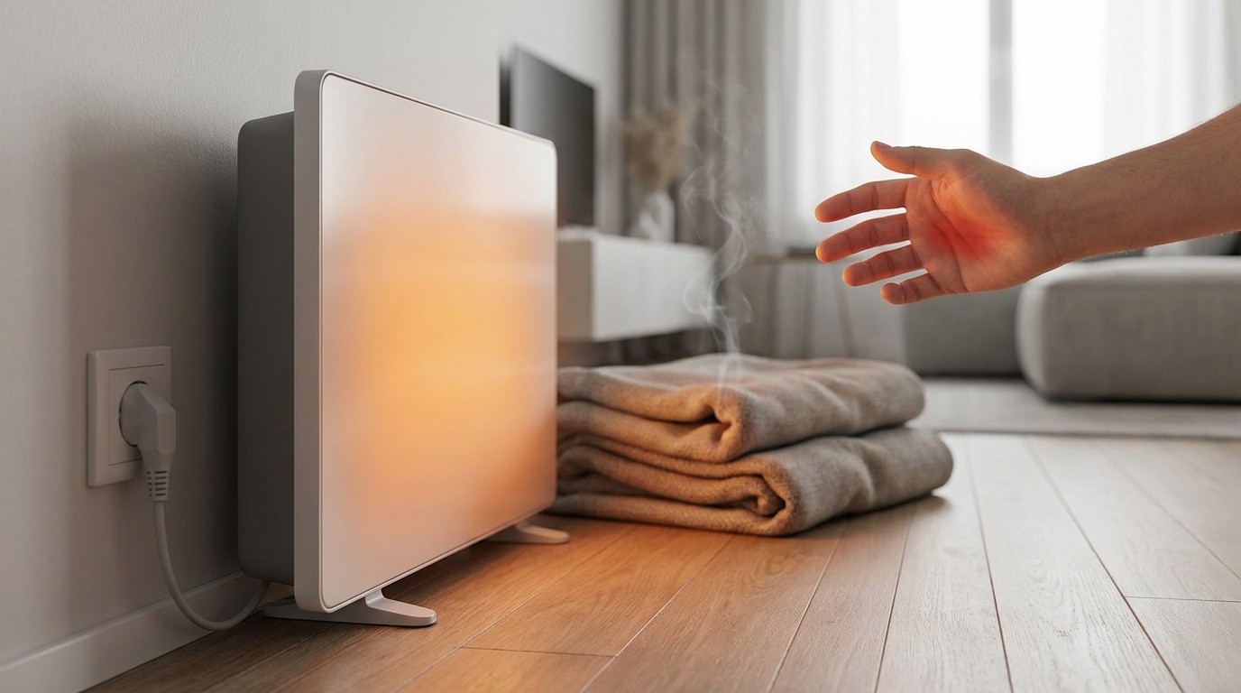 パネルヒーターの危険な使い方|火事・低温やけどを防ぐ注意点