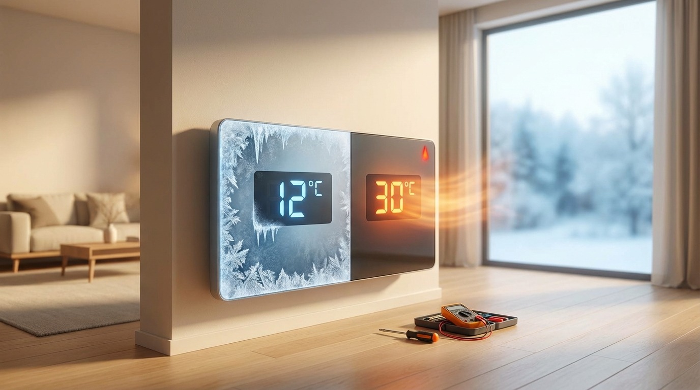 パネルヒーターのトラブル対処法|温度が上がらない・上がりすぎる時