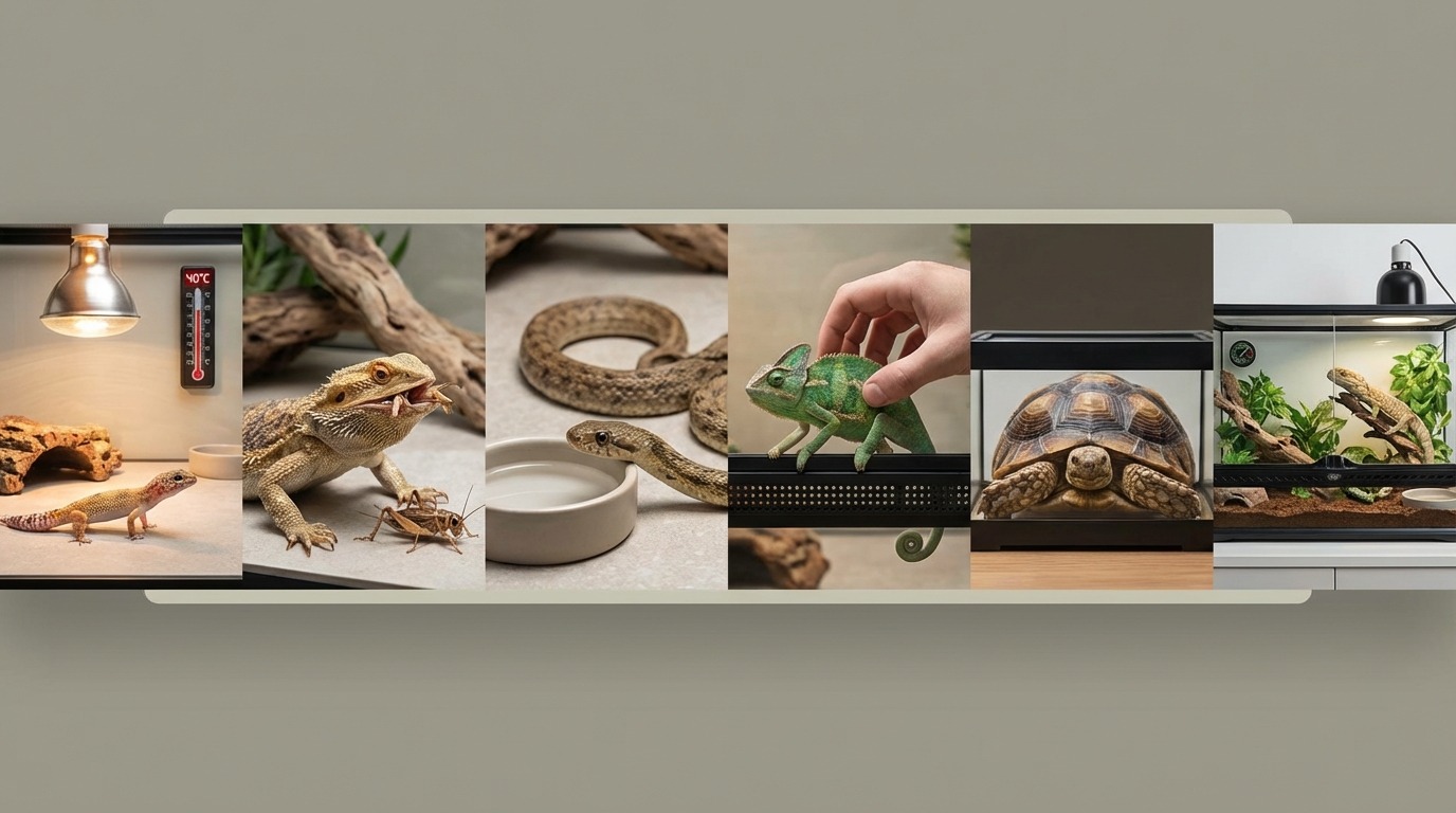 爬虫類飼育で初心者がやりがちな失敗5選と対策