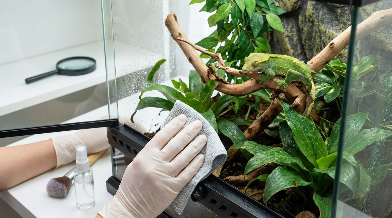 爬虫類のダニを予防する日常管理のポイント