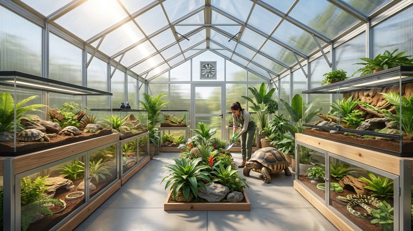 ビニール温室で爬虫類を飼う5つのメリット