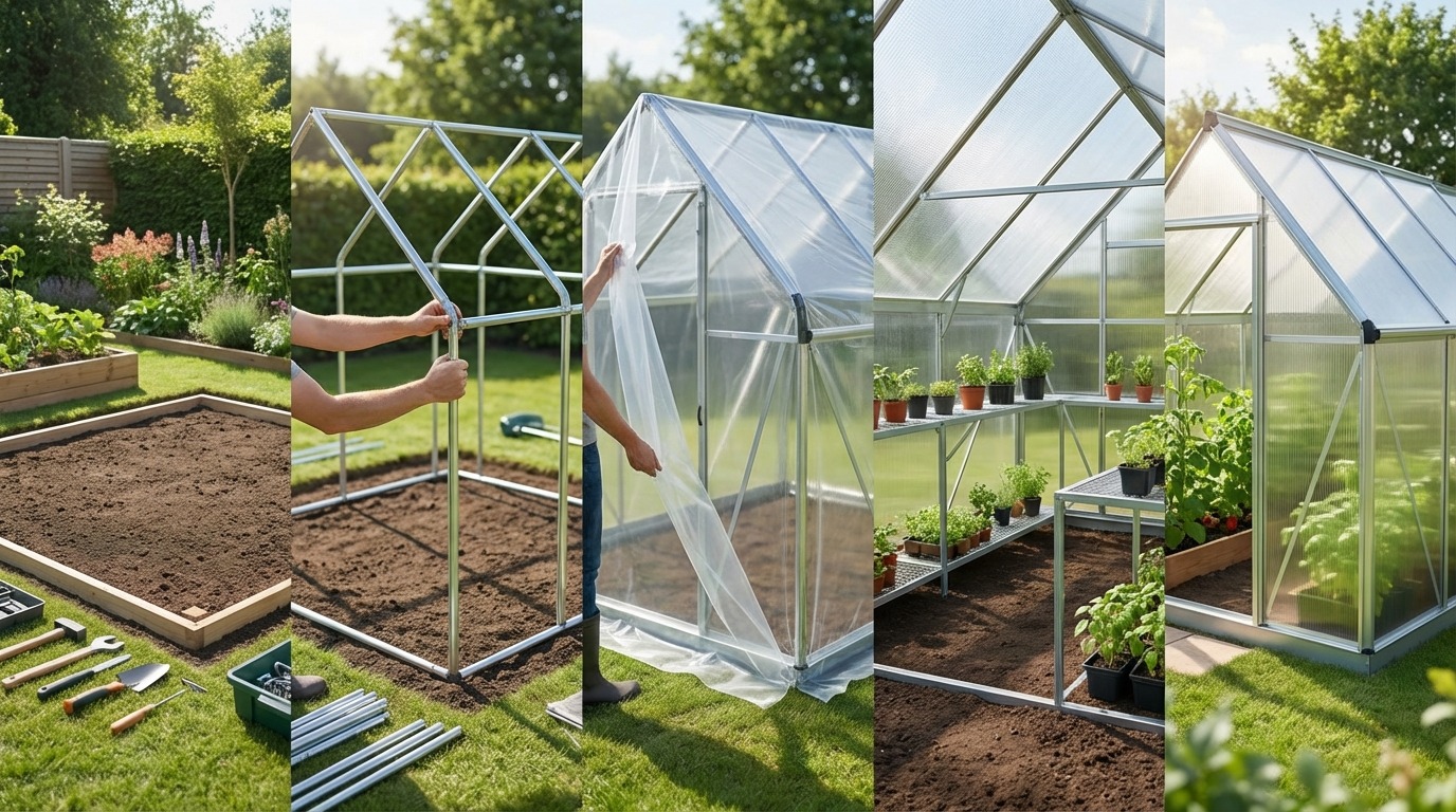 【実践】ビニール温室のセットアップ方法5ステップ